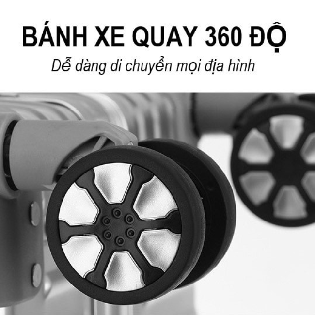 [SBAESTORE] Vali Nhôm Nguyên Khối Mã MS1805