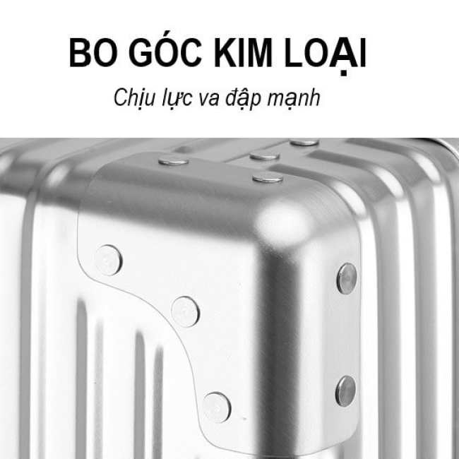 [SBAESTORE] Vali Nhôm Nguyên Khối Mã MS1805