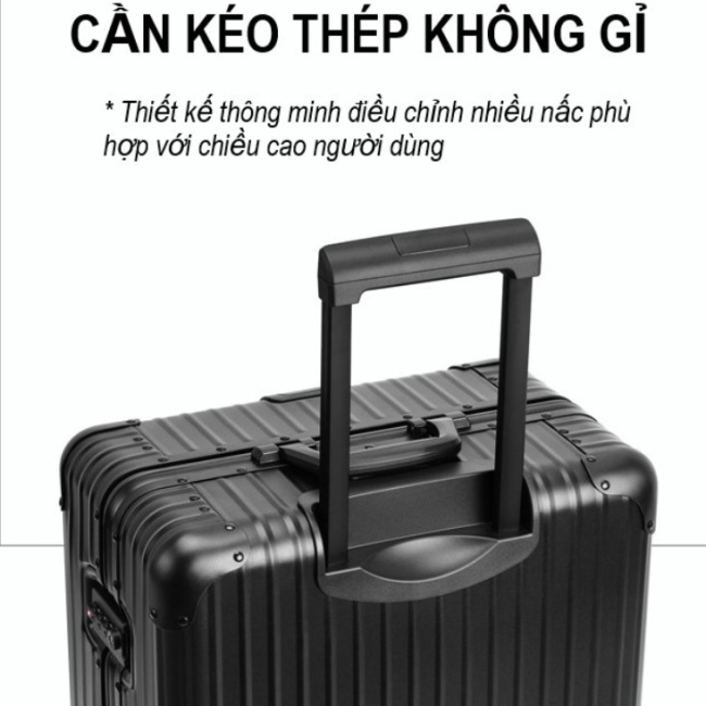 [SBAESTORE] Vali Nhôm Nguyên Khối Cao Cấp Chất Lượng
